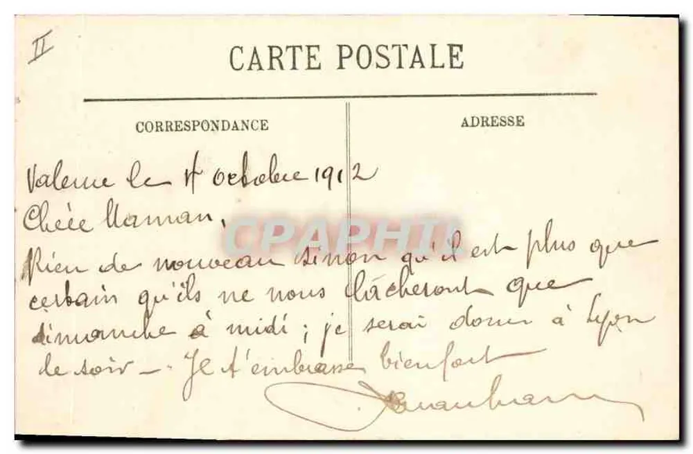 Valence — O Parque Jouvet — L.L. — n°96 - Verso