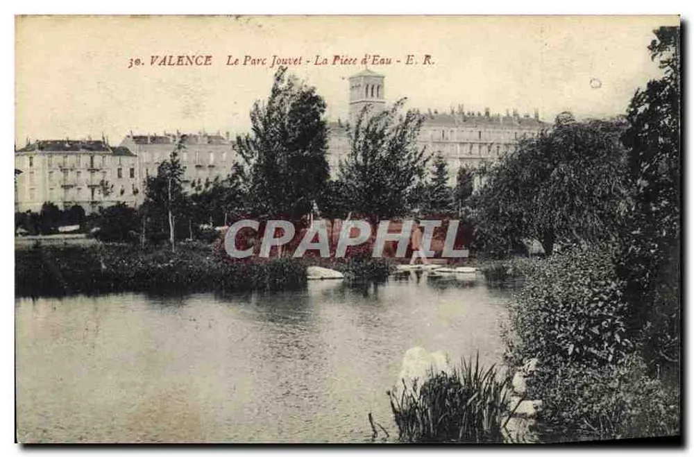 Valence - Le Parc Jouvet - La Pièce d'Eau - E. R. - Vorderseite