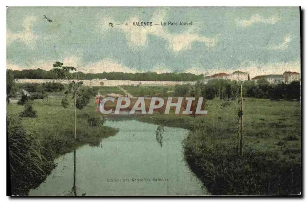 Valence — Le Parc Jouvèt — Édition des Nouvelles Galeries - Front