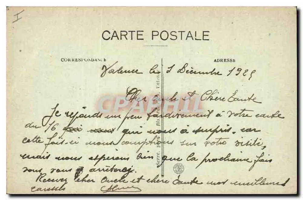 Valence — Parc Jouvet — n°34 - Verso