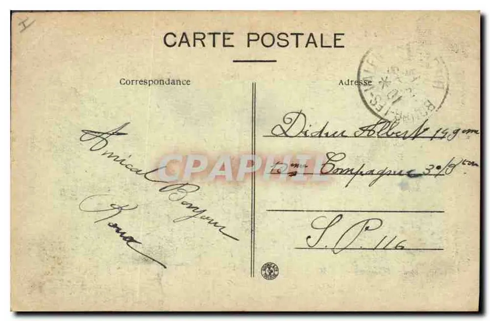 Valence — Het Veld van Mars — De Trappen — P. S. V. — n° 116 - Achterkant