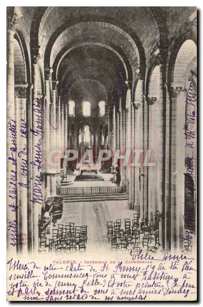 Interieur van de kathedraal — Valence — Onbekende uitgever - Voorkant