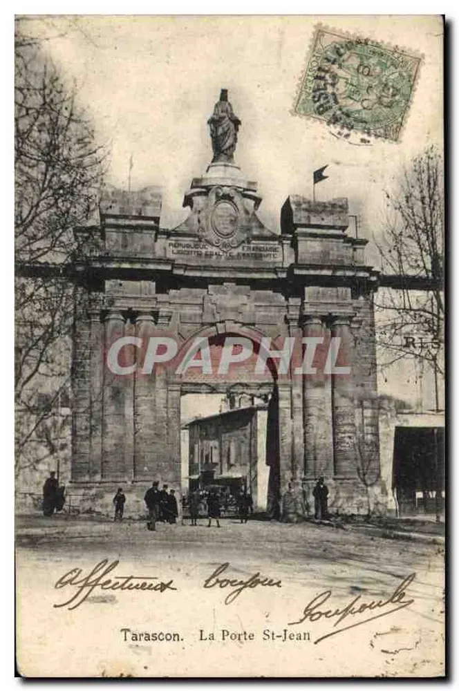 Tarascon — A Porta Saint-Jean — Ateliers Vincent, Marselha - Frente