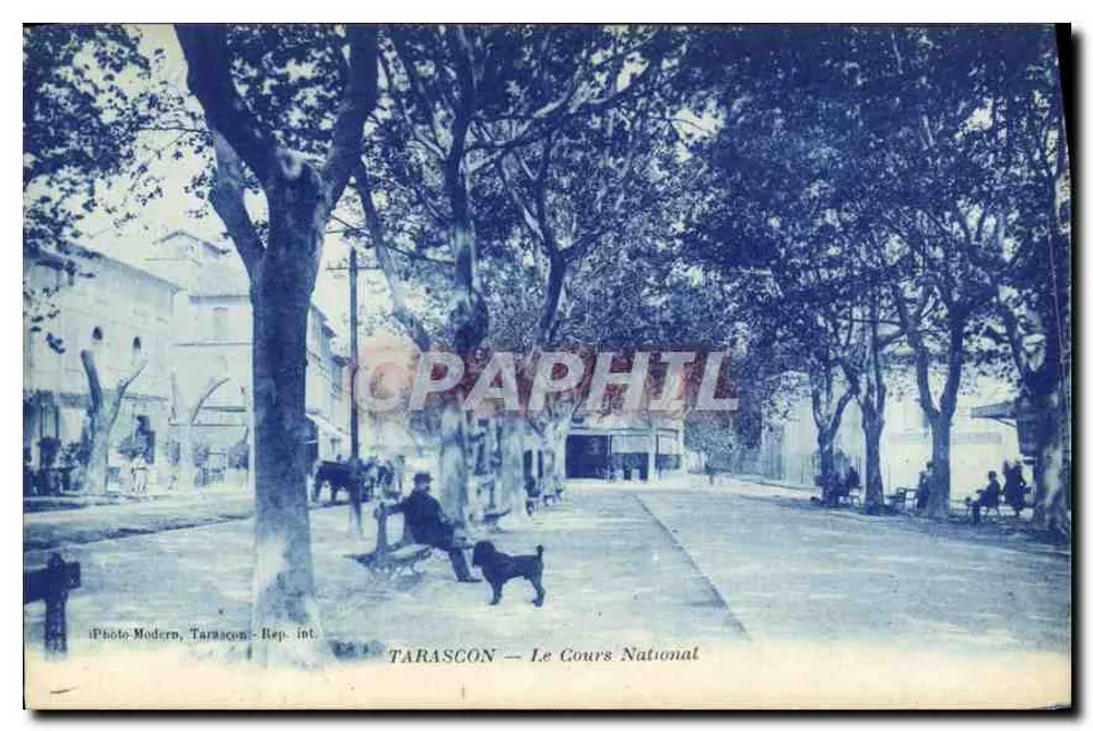 Tarascon — O Cours National — Photo-Modern, Tarascon - Rep. int. - Frente