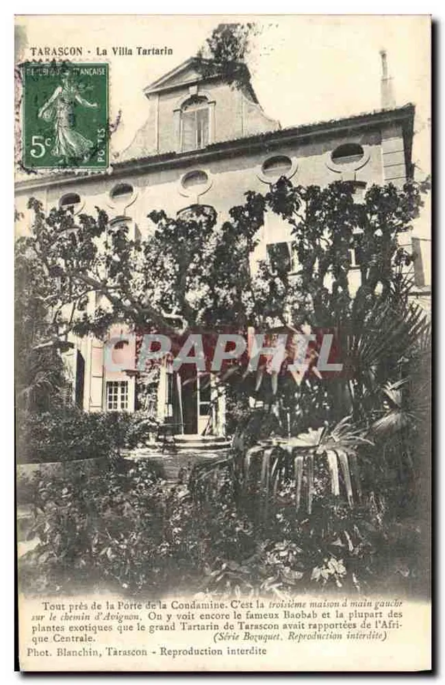 Tarascon - A Villa Tartarin — Fot. Blanchin, Tarascon, Série Borququet - Frente