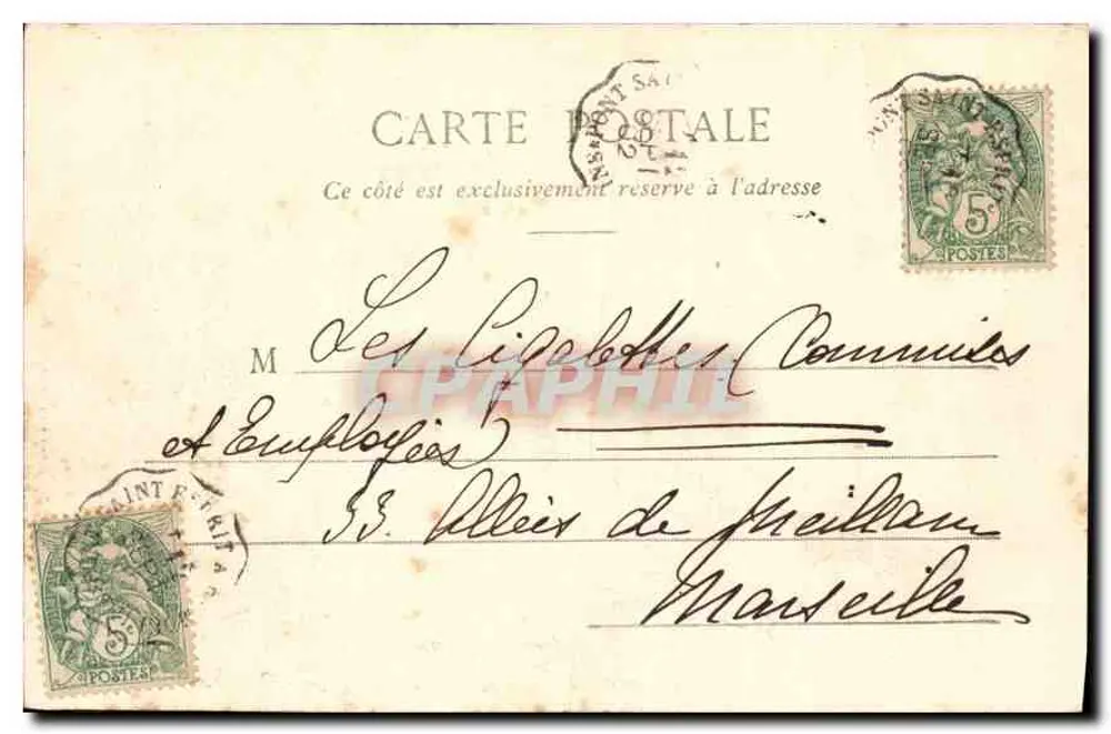 Tarascon - Château du Roi René (côté de la Ville) — Photo J. Mandin, Tarascon, n°8 - Verso