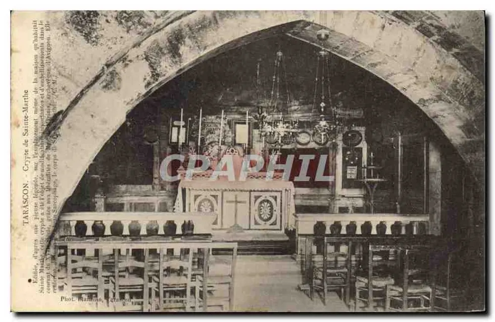 Cripta de Santa Marta — Tarascon — Fot. Phalègue, Tarascon - Frente