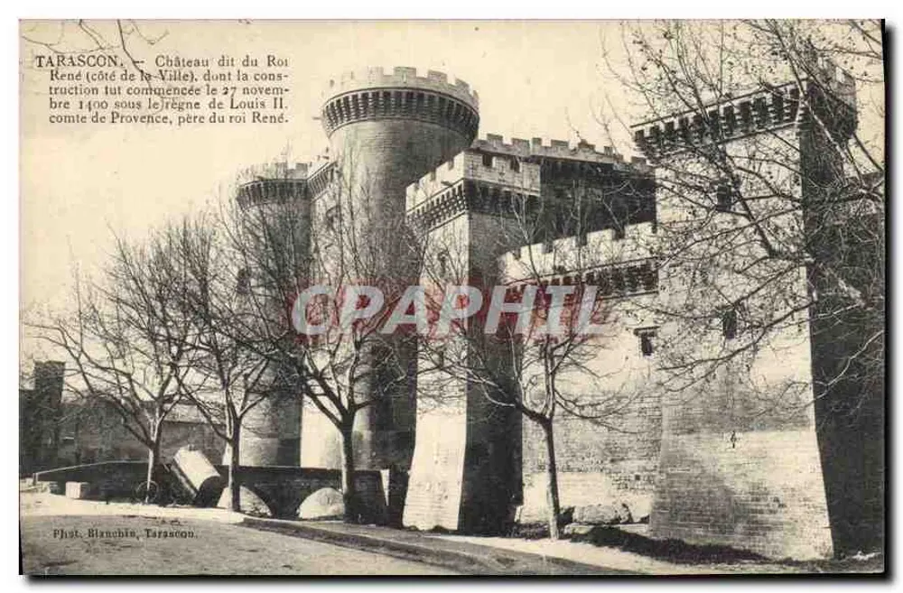 TARASCON — Castelo conhecido como do Rei René (lado da Cidade) — Fot. Blanche, Tarascon - Frente
