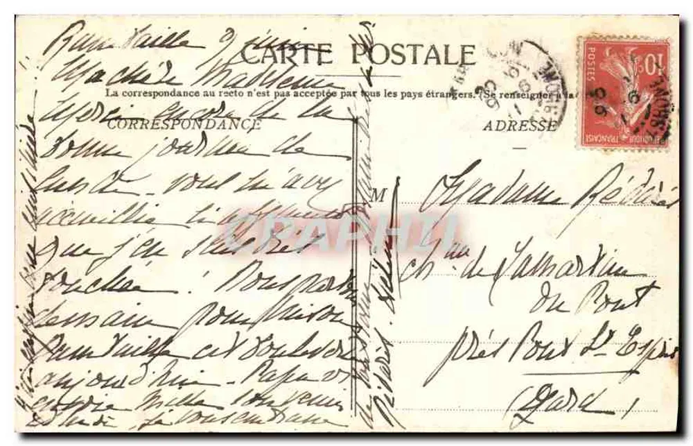 Tarascon — Túmulo de Santa Marthe — Édit. Blan - Verso