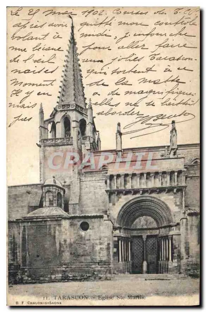 Tarascon — Igreja de Santa Marta — B. F. Chalon-sur-Saône, n°11 - Frente