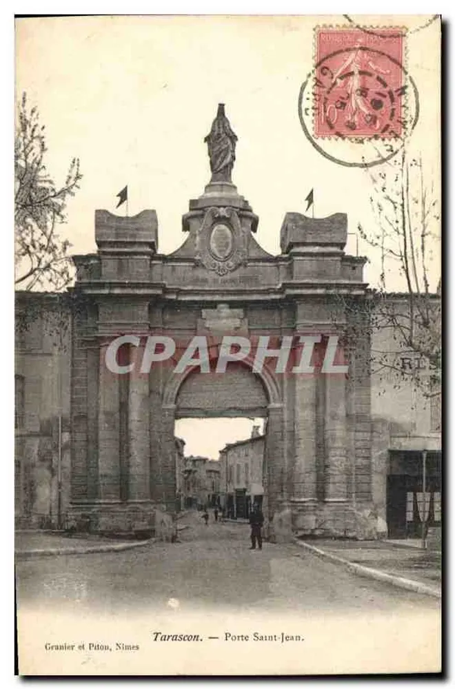 Tarascon — Porta Saint-Jean — Granier e Pâton, Nîmes - Frente