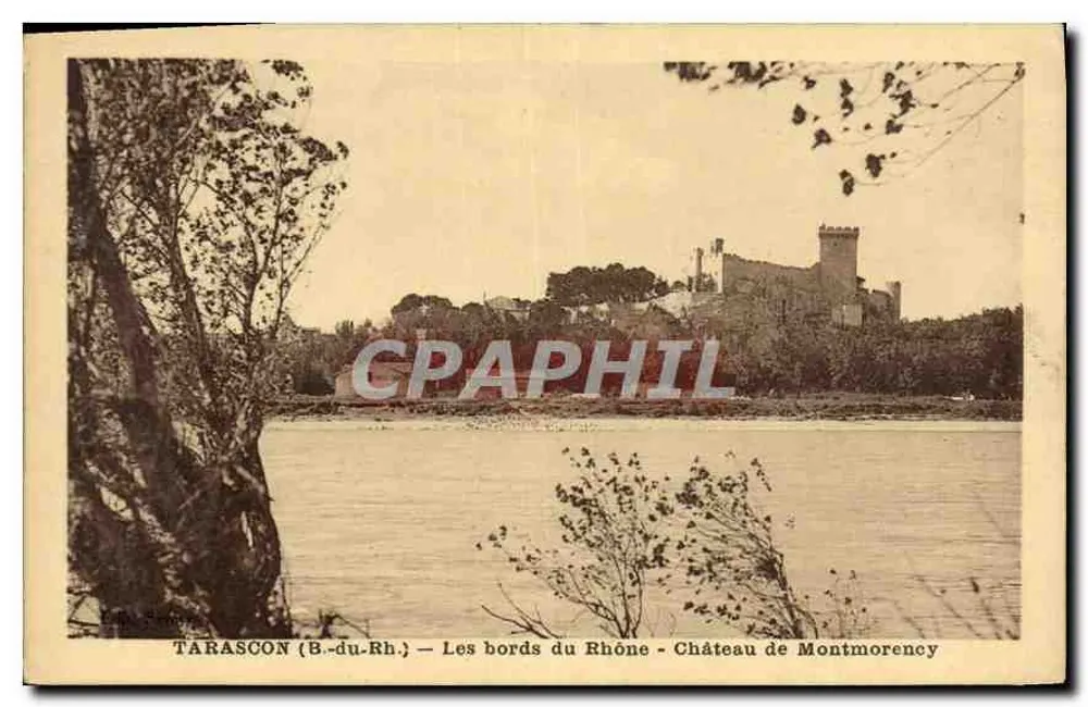 Tarascon (B.-du-Rhône) — Ufer des Rhônes — Schloss Montmorency - Vorderseite