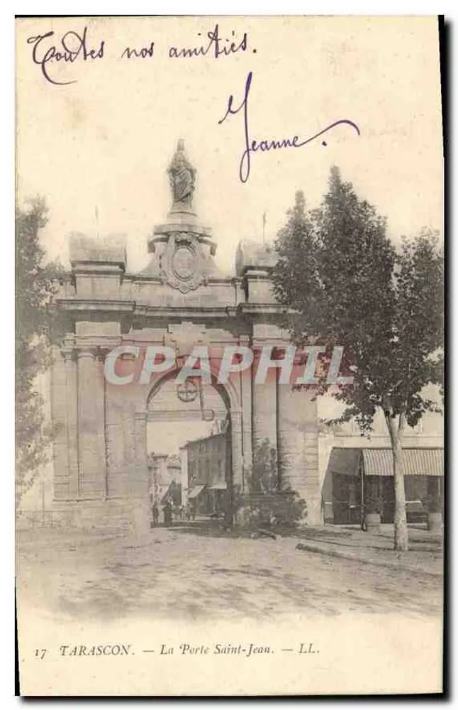 Tarascon — A Porta Saint-Jean — LL. n°17 - Frente