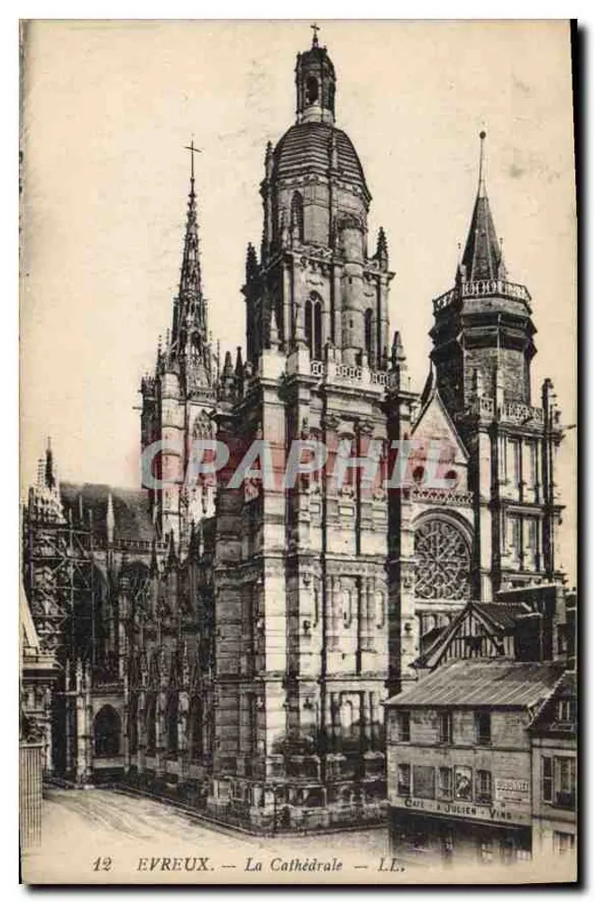 Evreux — A Catedral — LL. - Frente