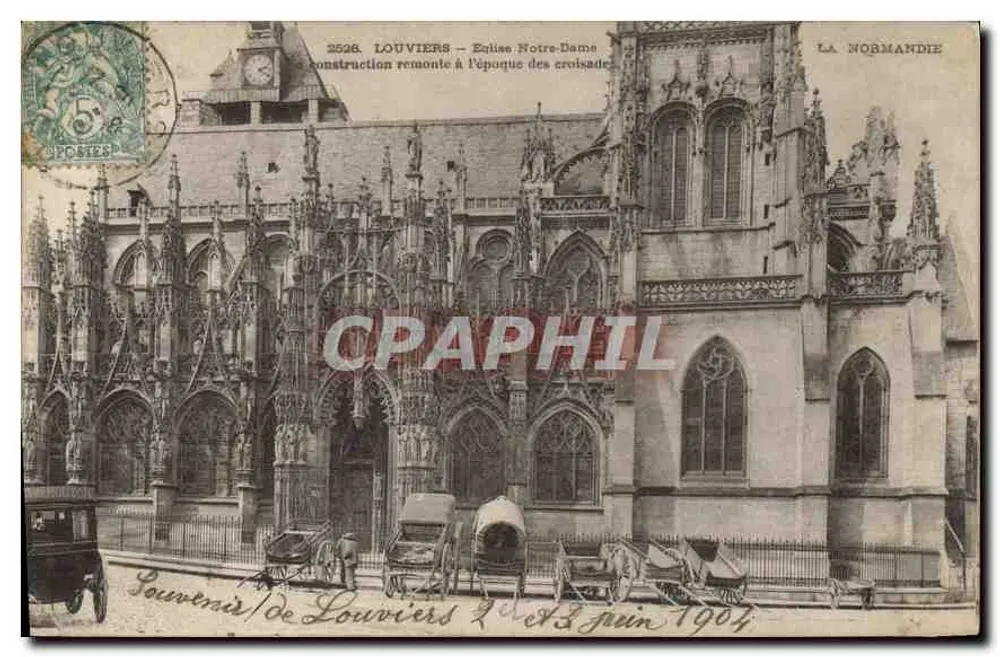 Louviers — Église Notre-Dame — La Normandie - Recto