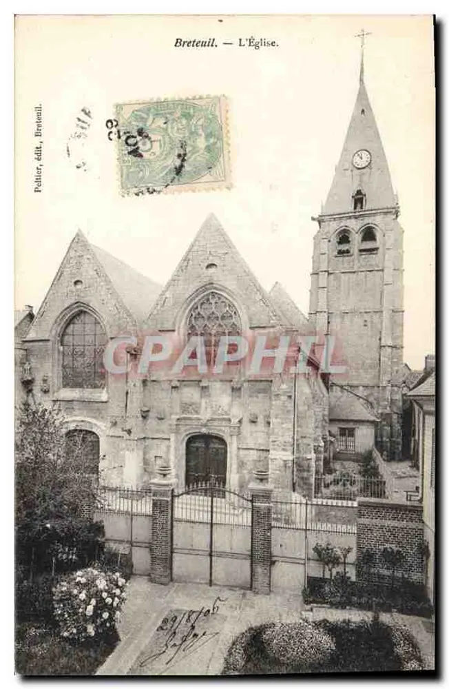 Breteuil — A Igreja — Peltier, editor Breteuil - Frente