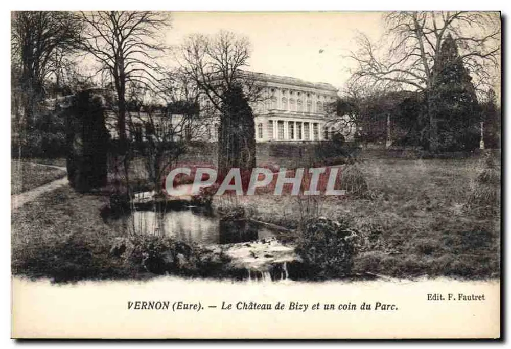 VERNON (Eure) — Schloss Bizy und ein Teil des Parks — Verlag F. Fautret - Vorderseite