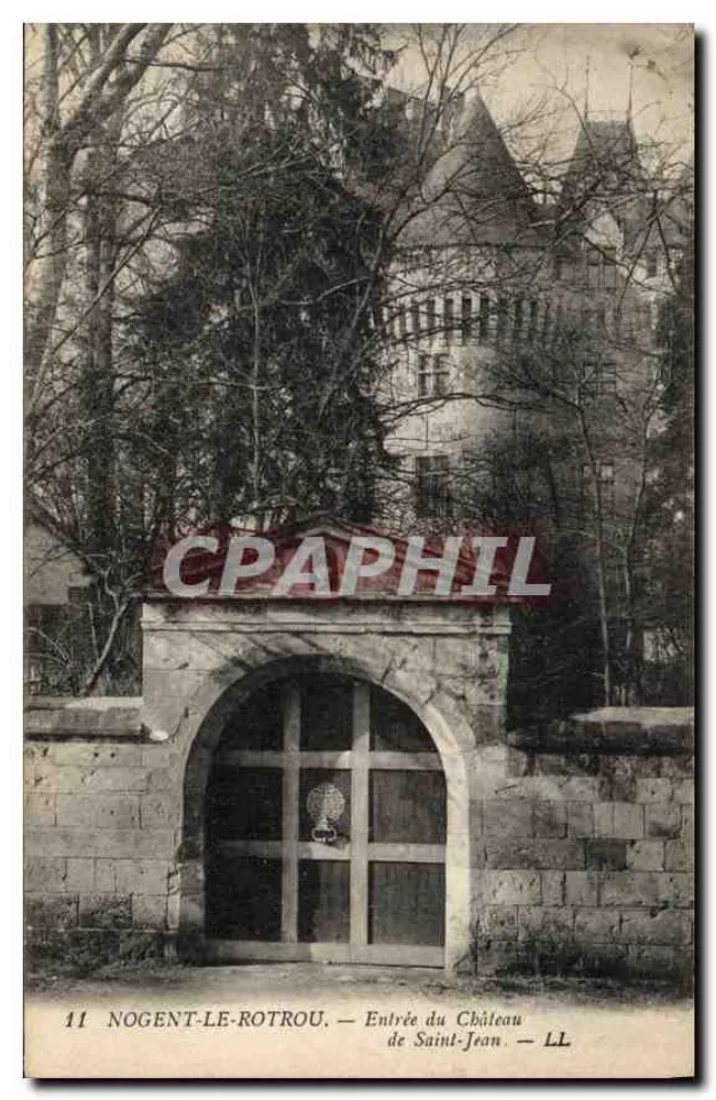 Nogent-le-Rotrou — Eingang zum Schloss Saint-Jean — LL - Vorderseite