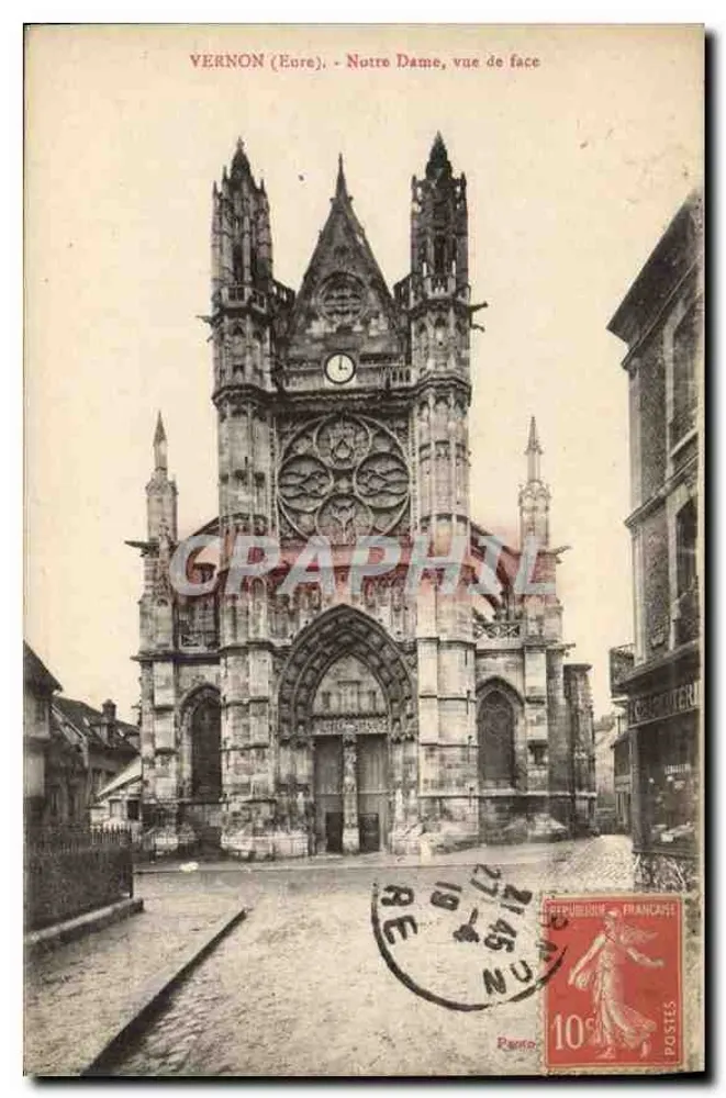 Vernon (Eure) - Nossa Senhora, vista frontal — editor desconhecido, número de série não visível - Frente