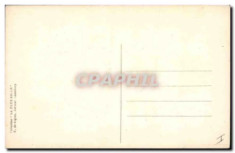 Chambéry — Le Perron du Château — La Plus 881.LK - Verso
