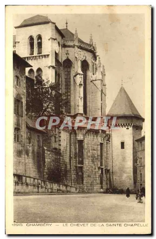 Chambéry — Der Chor der Heiligen Kapelle — Antike Ansichtskarte n°12915 - Vorderseite