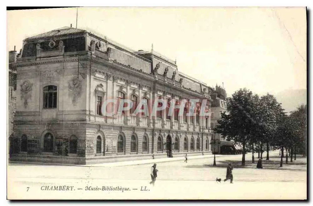 Chambéry — Musée-Bibliothèque — éditeur LL. - Frente