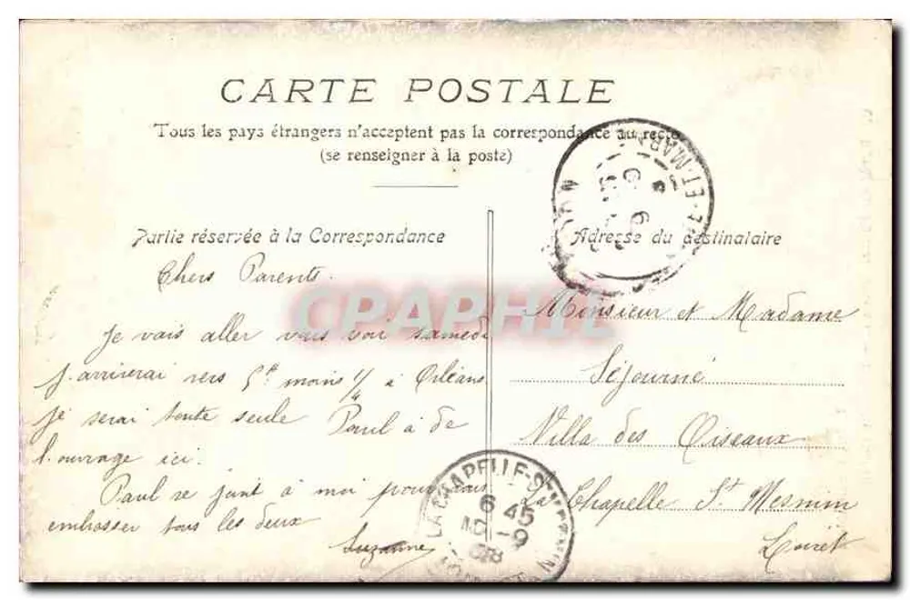 Forêt de Fontainebleau — Fontaine Marie — Éditeur : Phototypie de Fontainebleau, n° 63 - Verso