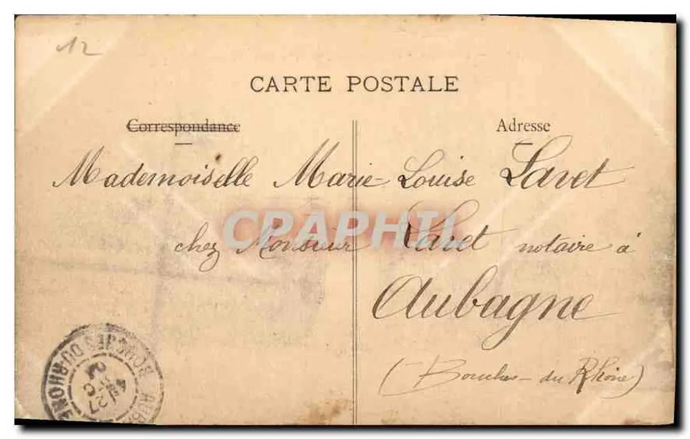 Versailles — Monument de Jean Houdon, Escultor (1741-1828) — Editor desconhecido, n° 14 bis - Verso