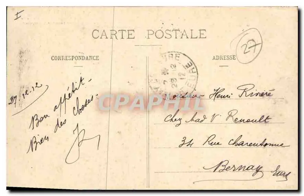Evreux (Eure) - O Jardim Público — Antiga propriedade dos Capuchinhos, concebida por M. Busquentin - Verso