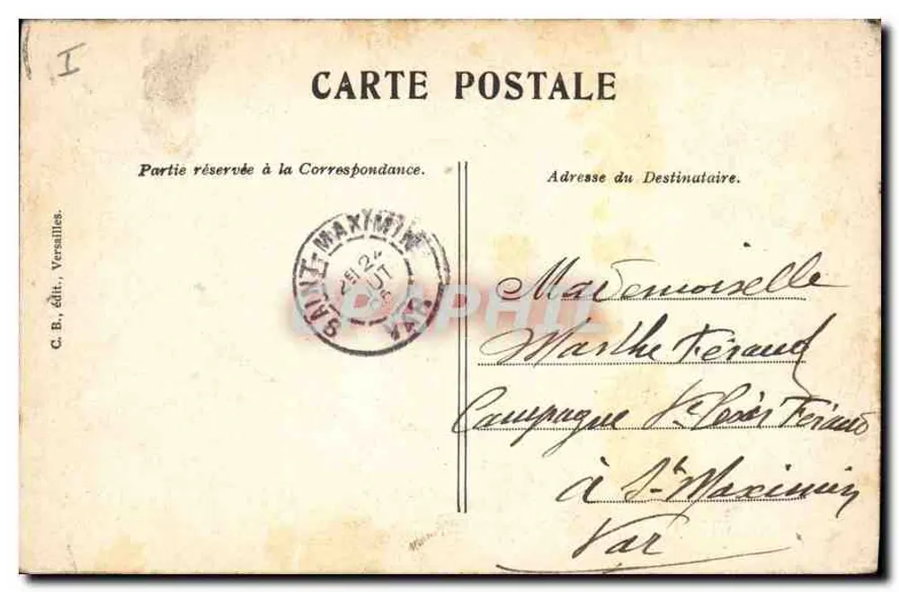 Versailles — O Petit Trianon — C. B. editora Versailles - Verso