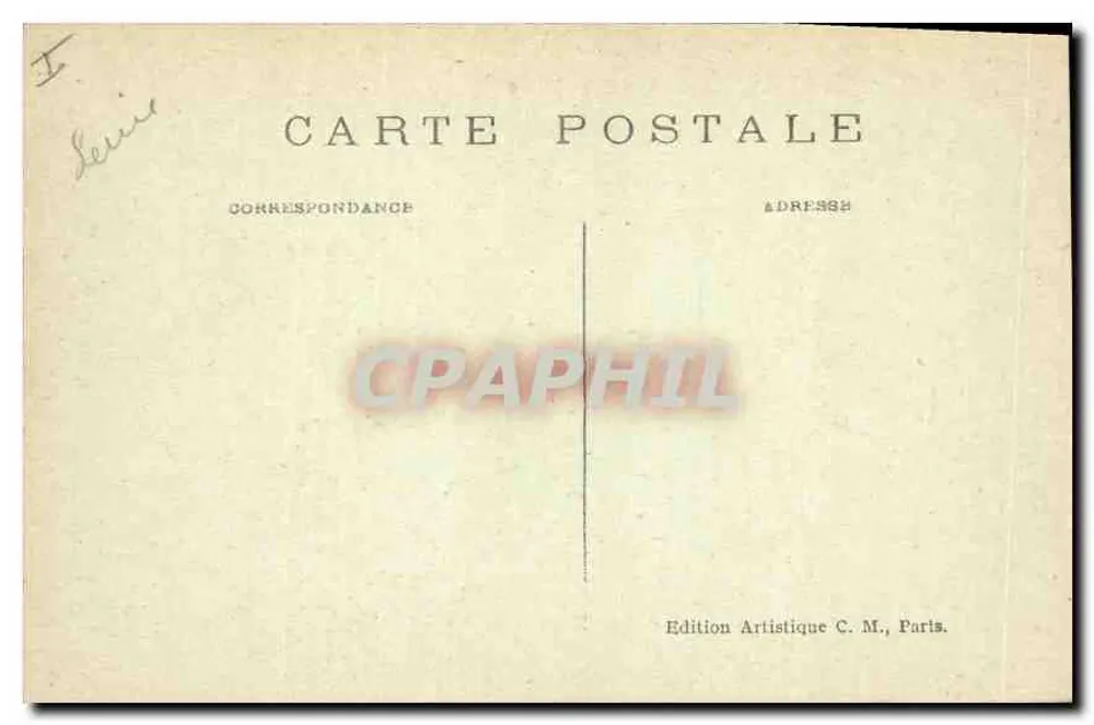 Vincennes — Kapitelle und Wasserspeier der Kapelle des Forts — Künstlerische Ausgabe C.M. - Rückseite