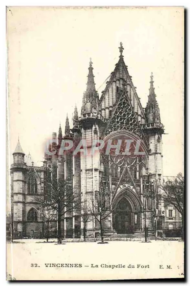 Vincennes — A Capela do Forte — E. M. - Frente