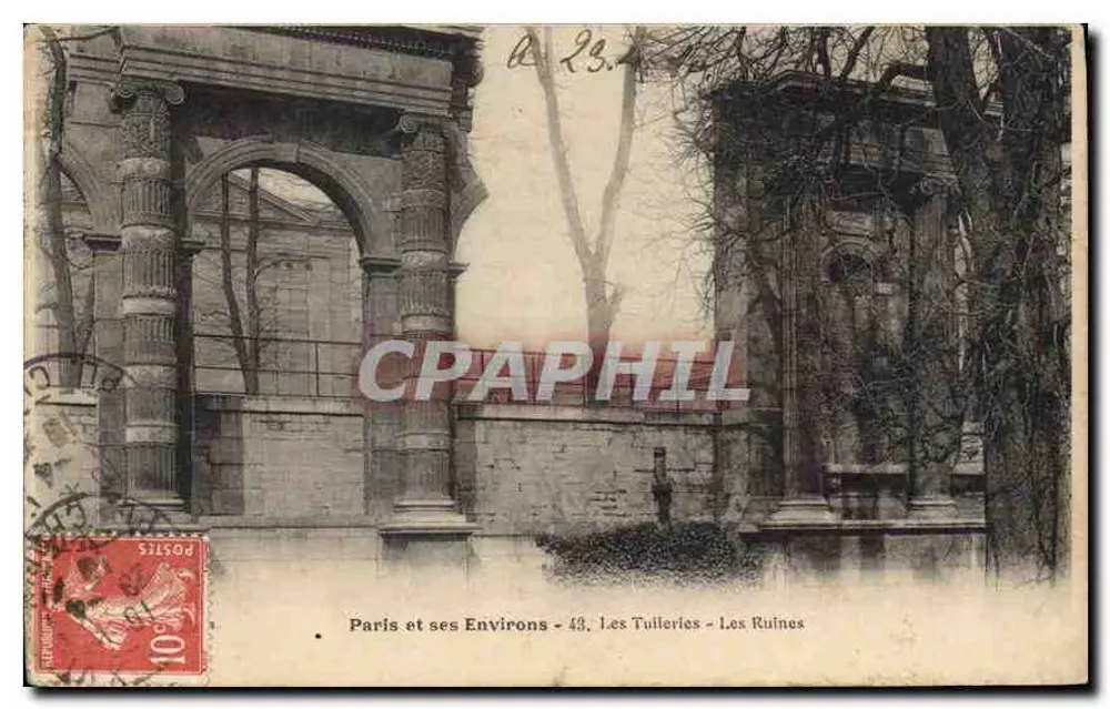 Paris und seine Umgebung - 43. Die Tuileries - Die Ruinen - Vorderseite