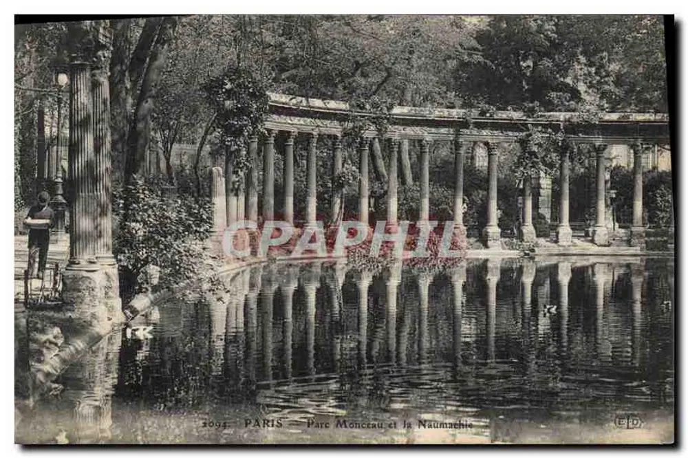 Paris - Parc Monceau e a Naumachie — Editor E.D. - Frente
