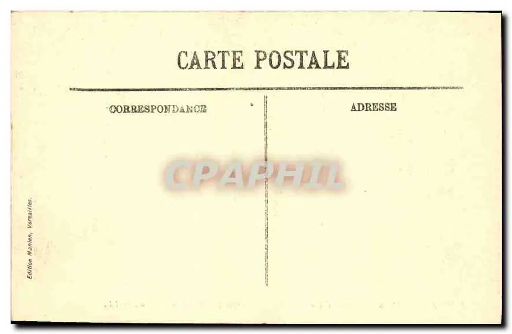 Versailles — Grand Trianon — Aktueller Peristyl, Fassade zum Garten — LL. — Nr. 457 - Rückseite