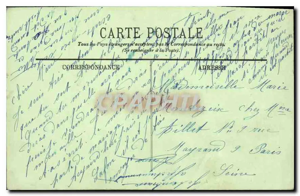 Versailles — O Castelo — L.L. — n°97 - Verso