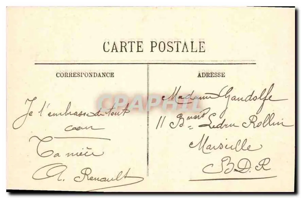 Versalhes — O Bassin de Netuno — Les Orties — editor desconhecido, n° 156 - Verso