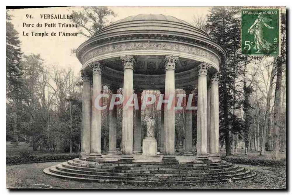 Versalhes — Parque do Petit Trianon, O Templo do Amor — Edit Manien, n°94 - Frente