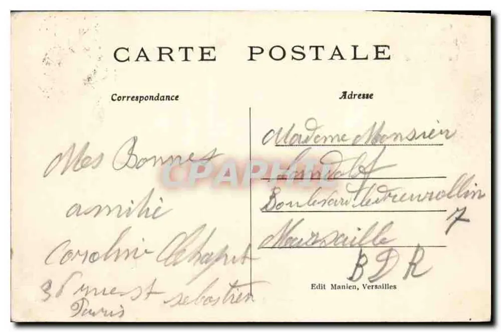 Versalhes — Parque do Petit Trianon, O Templo do Amor — Edit Manien, n°94 - Verso