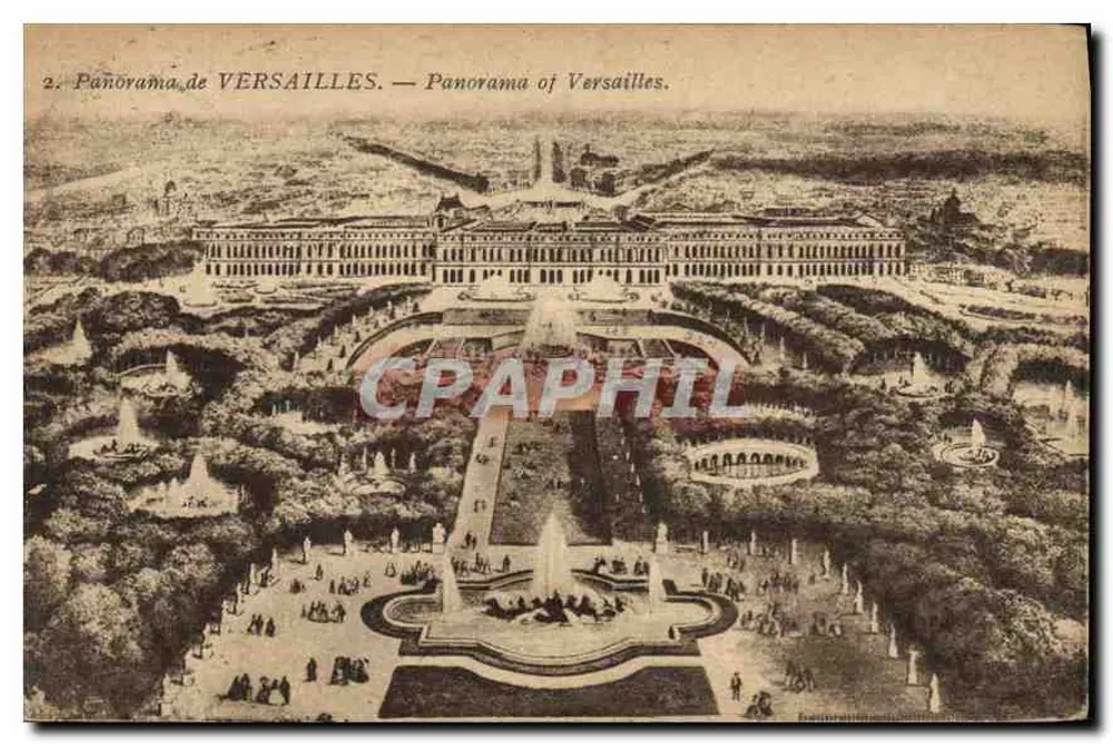Panorama de VERSAILLES — Edição Moreau, Versailles, n°2 - Frente