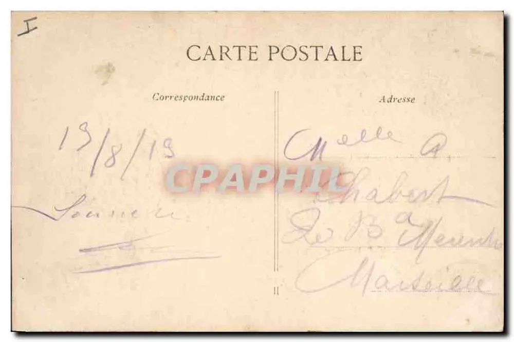 Versailles — Galeria dos Espelhos — Editor não identificado, n° de série 94 - Verso