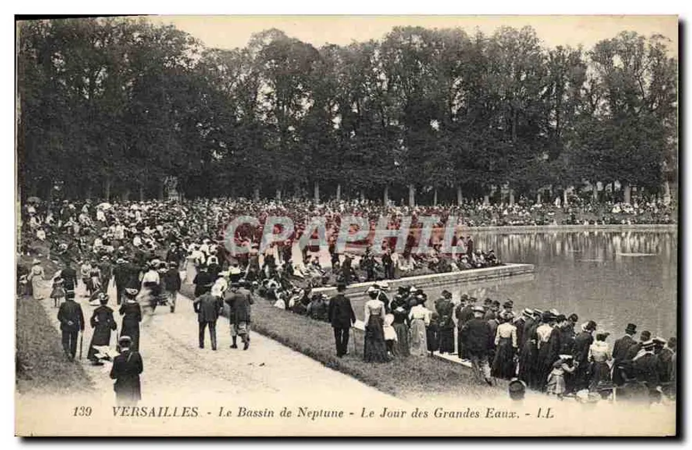 Versailles - Der Bassin des Neptun - Der Tag der Großen Wasser - I.L. - n°139 - Vorderseite