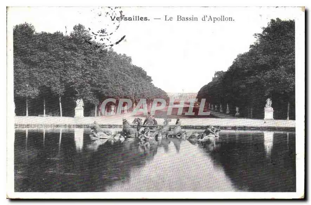 Versailles — O Lago de Apolo — Editor: Lojas de Novidades Louis Picon, Toulon - Frente