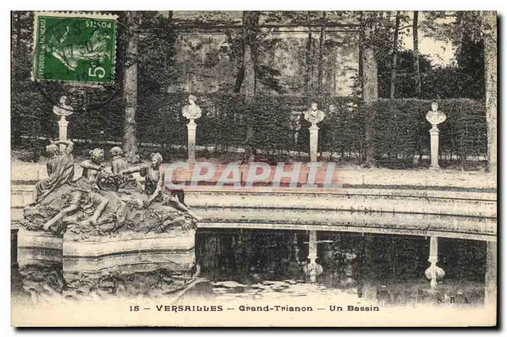Versailles — Grand Trianon — Ein Bassin — S.R.A. n°15 - Vorderseite