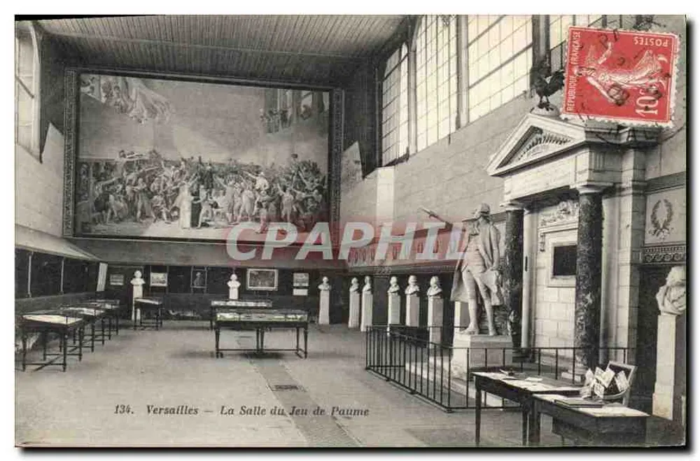 Versailles — La Salle du Jeu de Paume — Héliotypie Bourdier et Faucheux - Recto