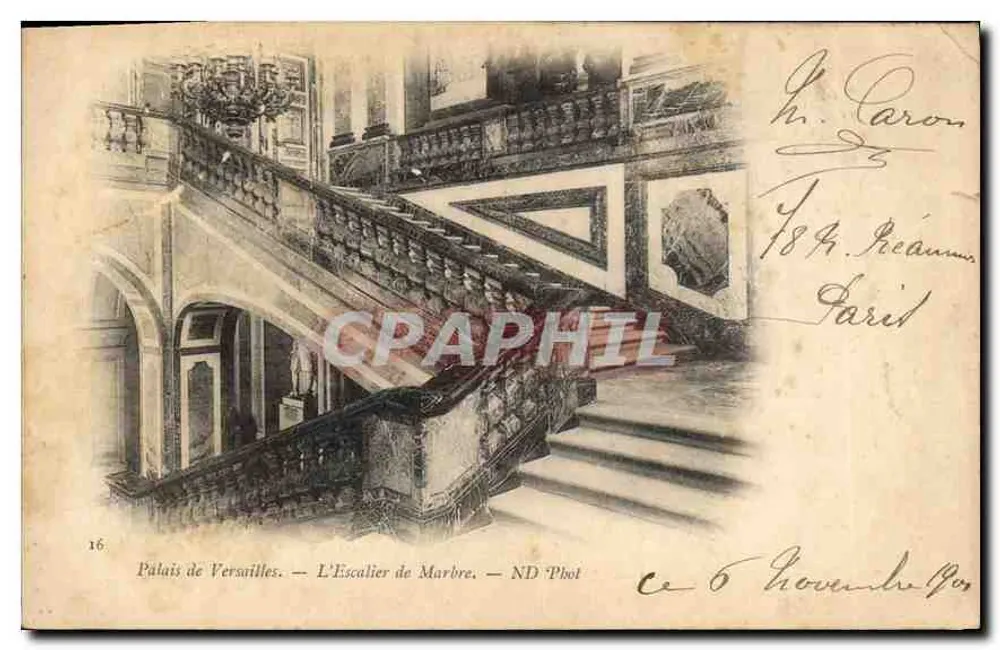 Palais de Versailles — L'Escalier de Marbre — ND 'Phot - Awers