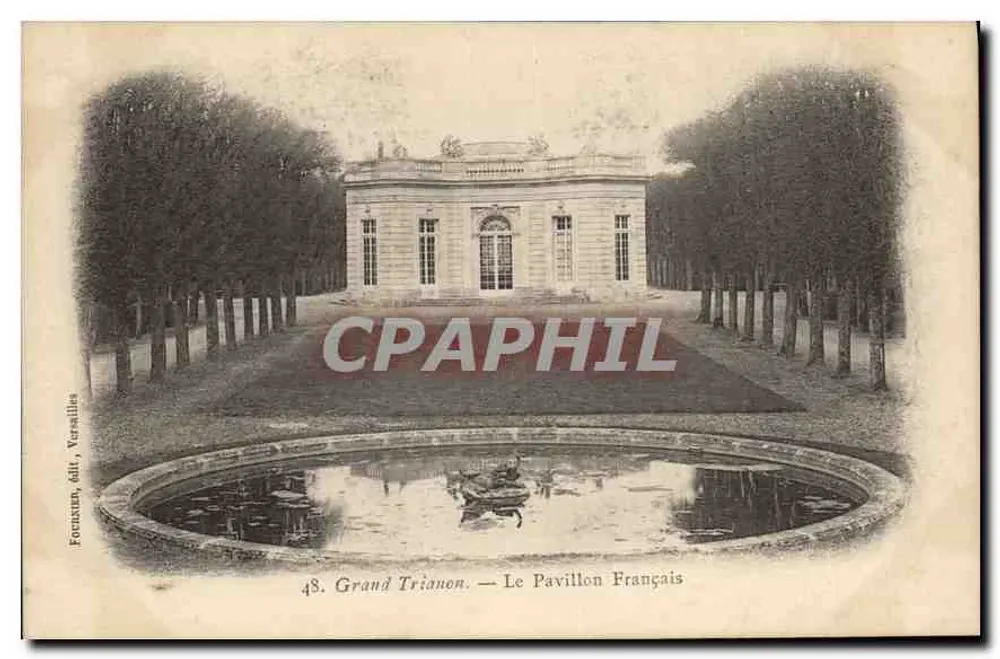 Grand Trianon — O Pavilhão Francês — Fornaux, editor, Versailles - Frente
