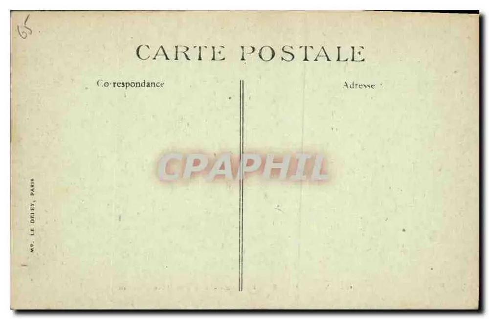 Versailles — Das Schloss — Vogelperspektive — B.P.D. Nr. 181 - Rückseite