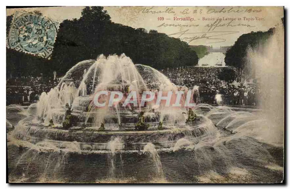 Versailles — Bassin de Latone und Tapis-Vert — Verleger Tapy - Vorderseite