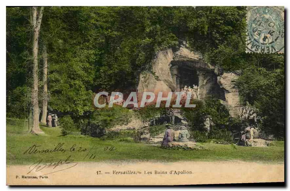 Versailles — Os Banhos de Apolo — P. Marmuse, Paris, n°17 - Frente